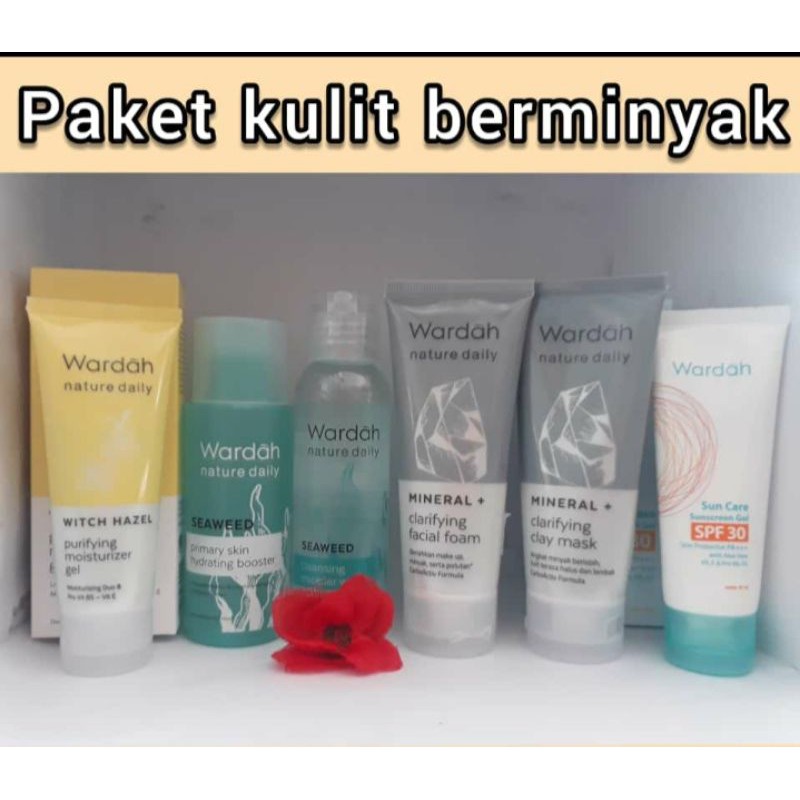 wardah paket kulit berminyak