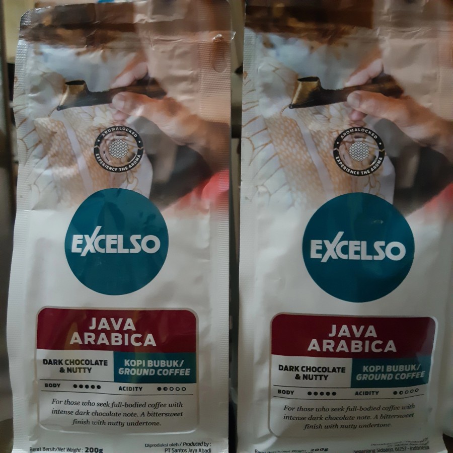 

kopi excelso java arabica bubuk 200 gram