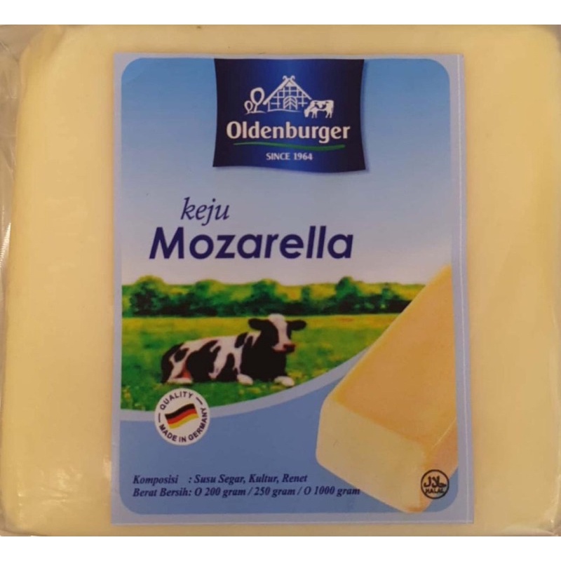 

Keju Mozarella Oldenburger 200 gram