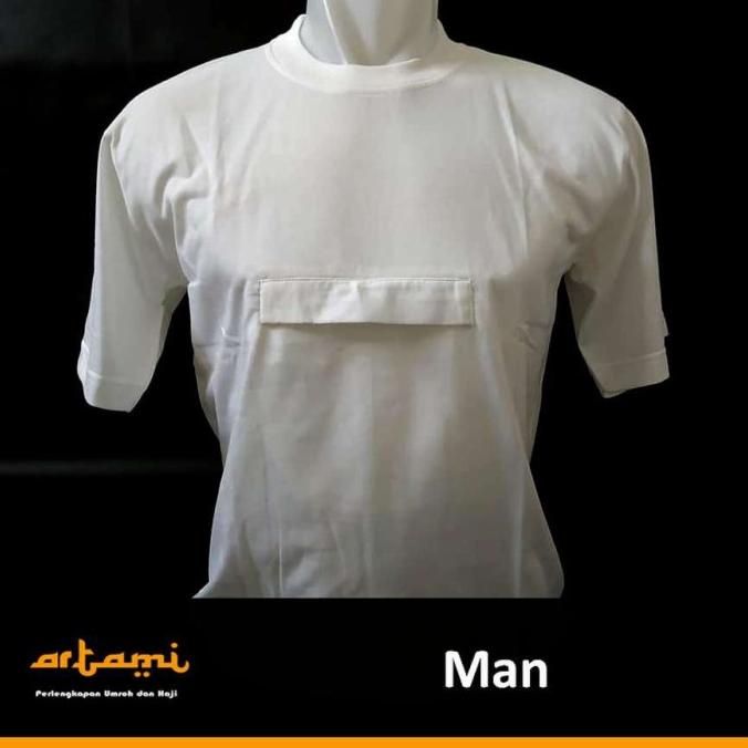 Kaos Kantong Doraemon Pria Umroh Haji / Kaos Dalam Haji Terlaris