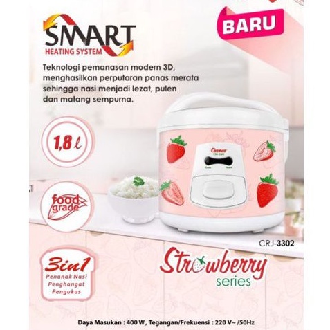 Cosmos Magic Com - Rice cooker - CRJ3302S -CRJ-3302 Strawberry