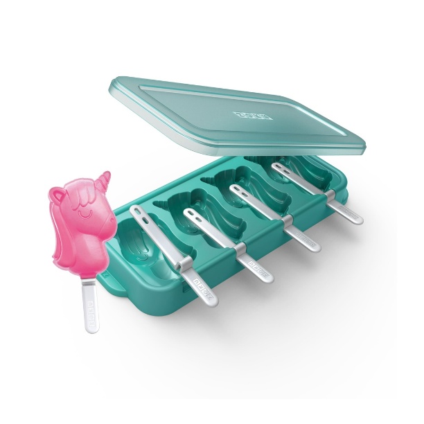 Zoku Unicorn &amp; Flamingo Ice Pop Mold - Cetakan Es Krim Karakter Ice Cream Bentuk Hewan Lucu Silicone