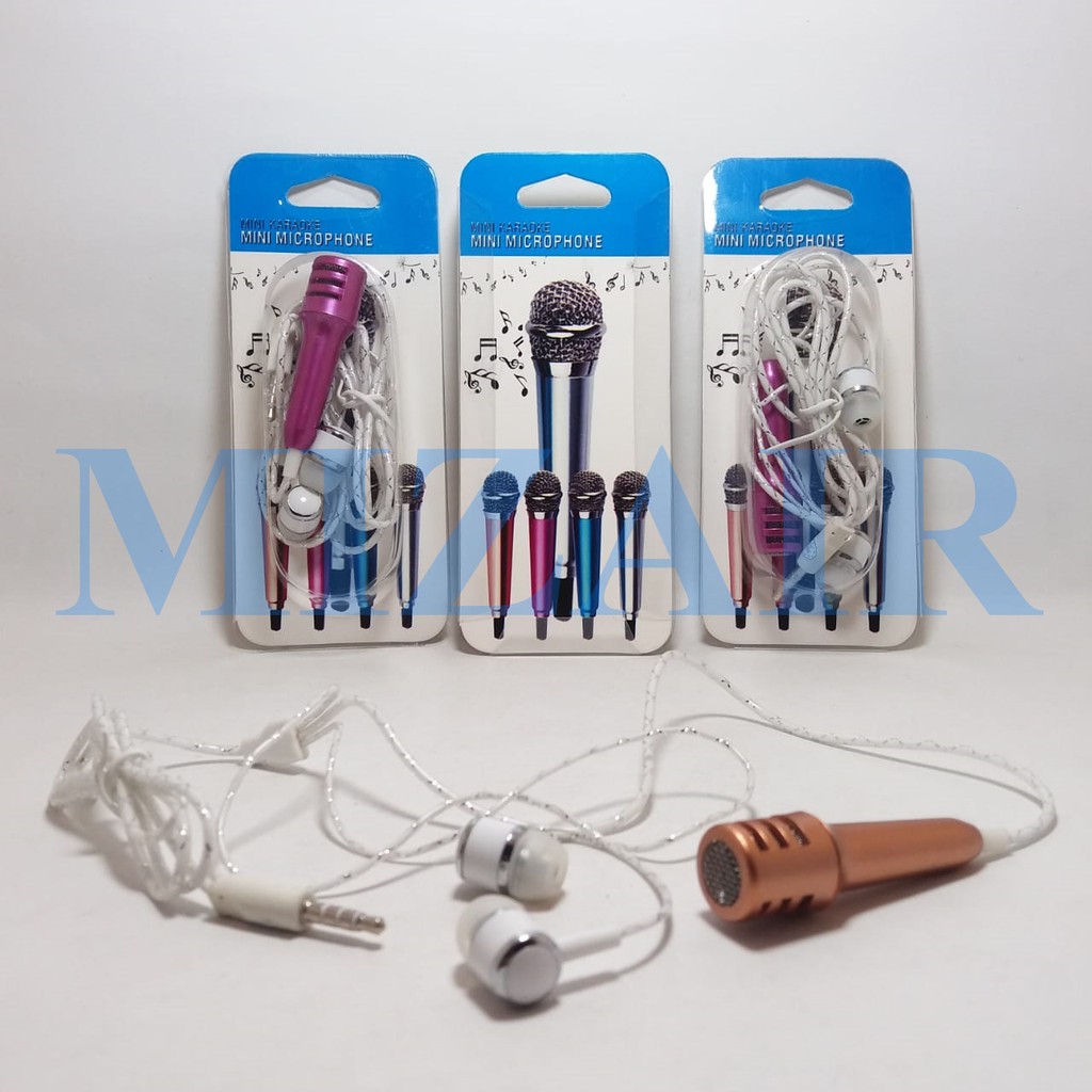 Mic Mini Mic Karaoke Smule Headset Microphone Earphone