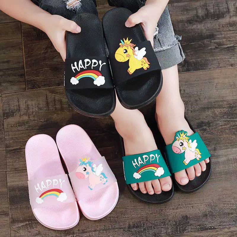 Sandal anak unicorn happy fly size 26-30