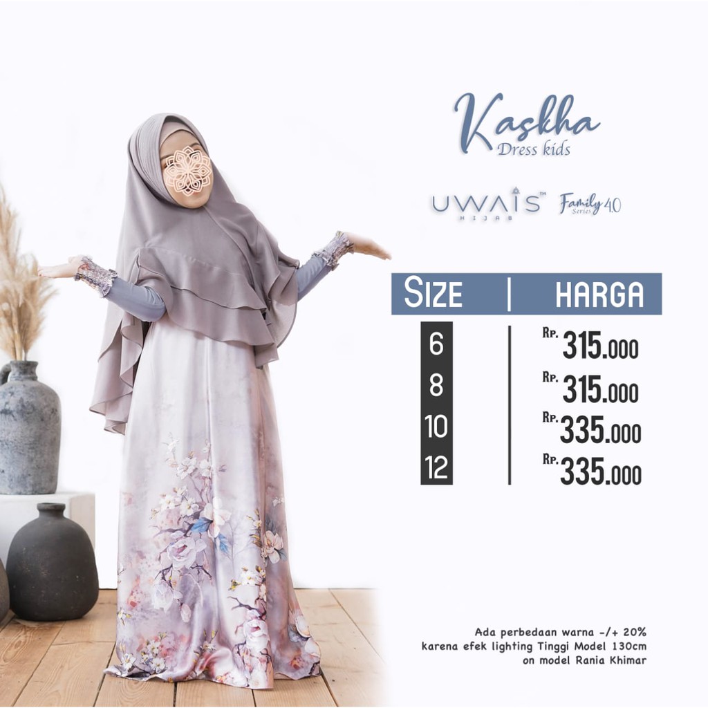 BESTSELLER Gamis KASKHA DRESS Kids by UWAIS HIJAB