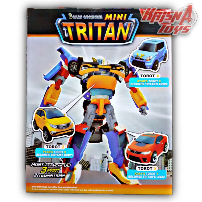 MAINAN ANAK ROBOT TRITAN 3 IN 1/ROBOT BERUBAH MOBIL/ROBOT Y/ROBOT X/ROBOT Z