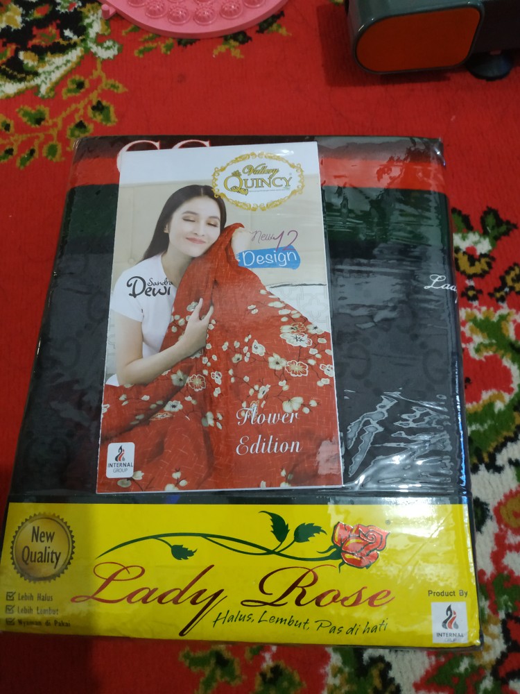 Sprei Lady Rose Gc Queen 160x200/ King 180x200