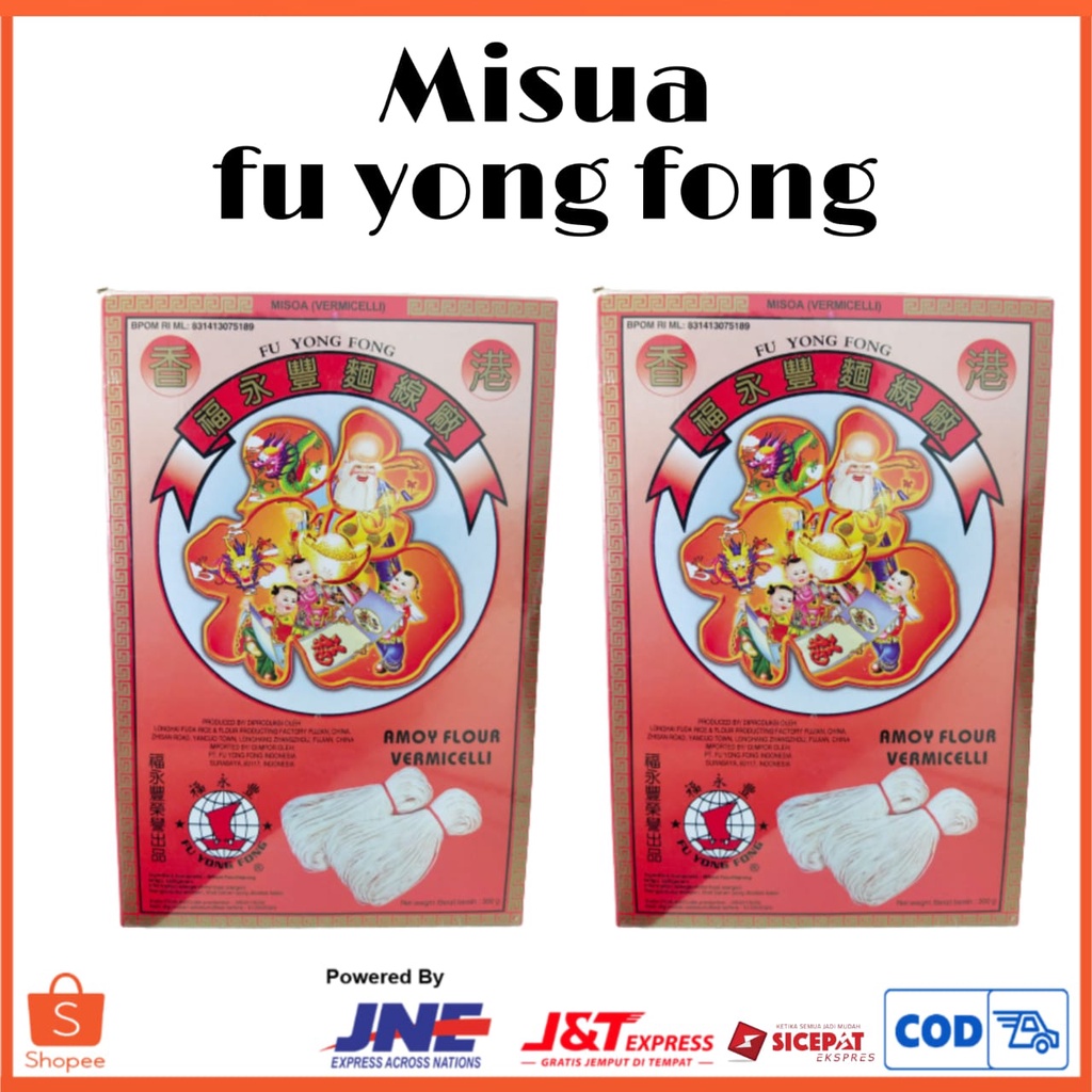 

MISUA FU YONG FONG KEMASAN 300gram / BIHUN MISOA (VERMICELLI)