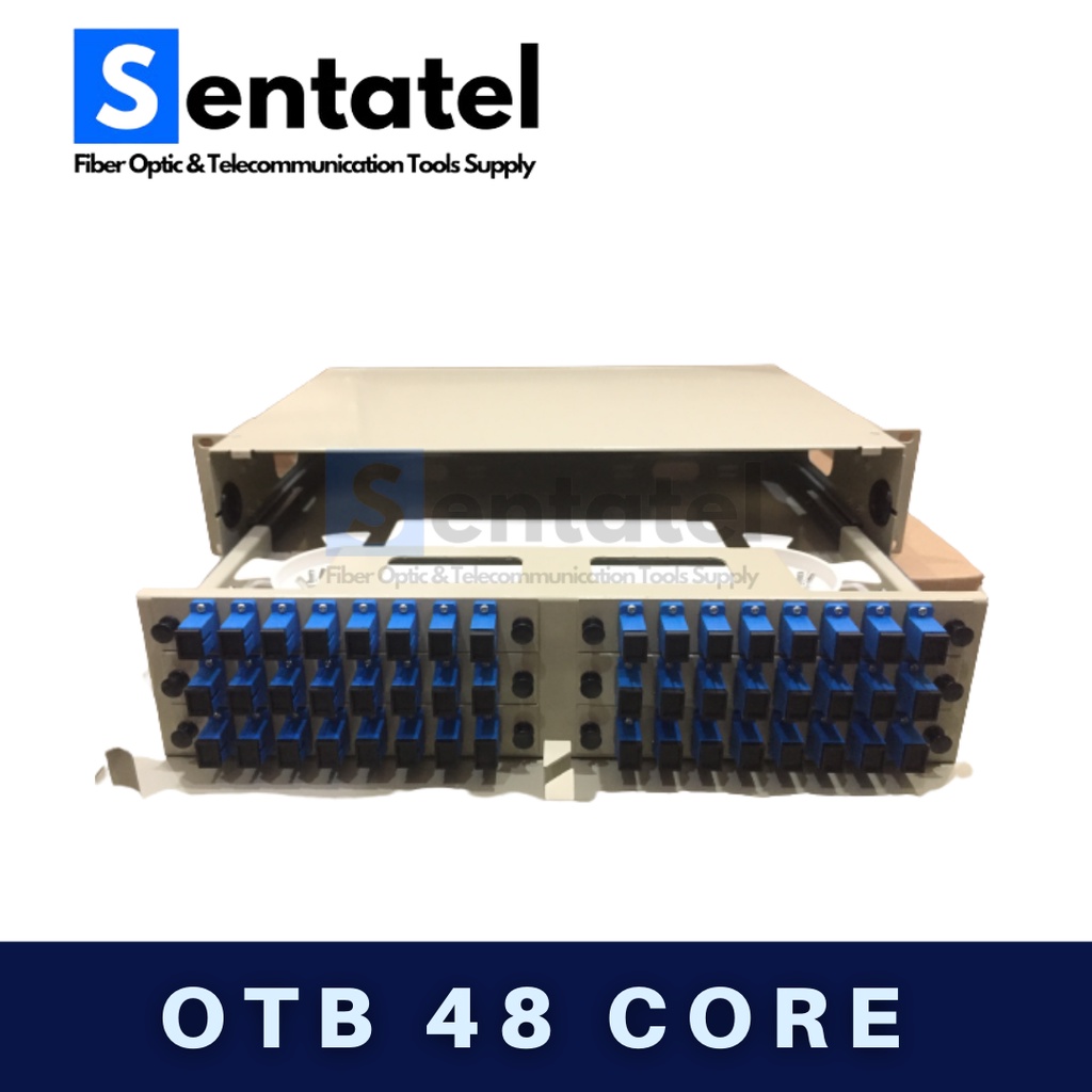 Optical Termination Box OTB Rack 48 Core Lengkap SC UPC