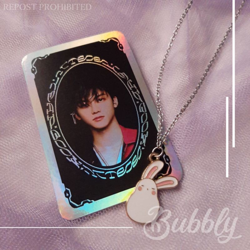 NCT JAEMIN DOYOUNG BUNNY RABBIT NECKLACE 127 DREAM Stainless Steel