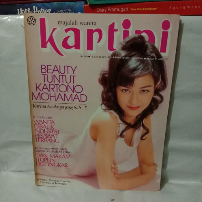 Jual Majalah Kartini Cover Larasati Juni 1996 Berkualitas