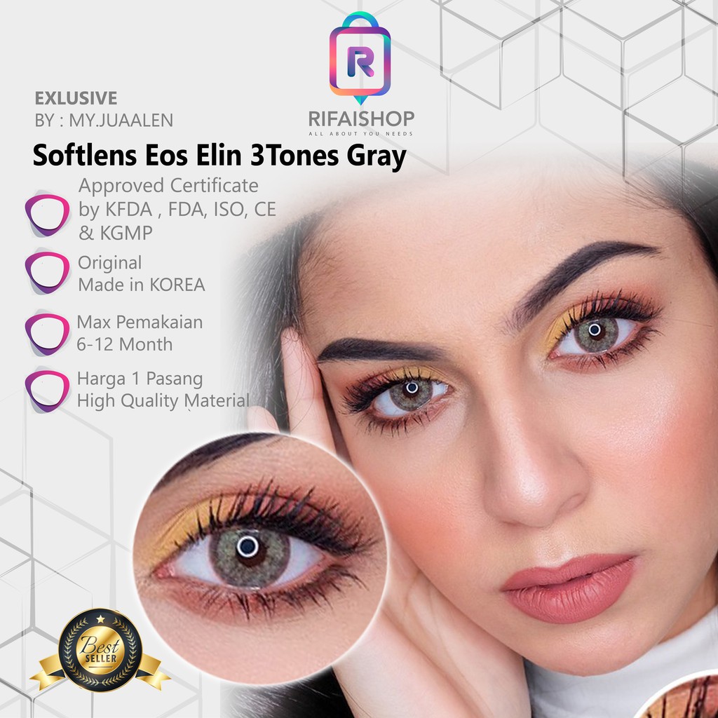 Softlens ORIGINAL EOS Elin 3T 3Tones Soft Lens Gray