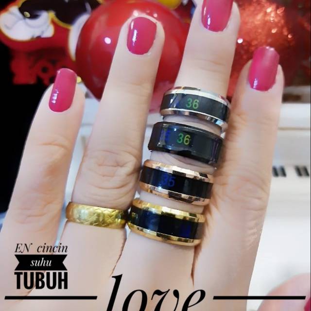 Titanium cincin cek suhu tubuh 2318k