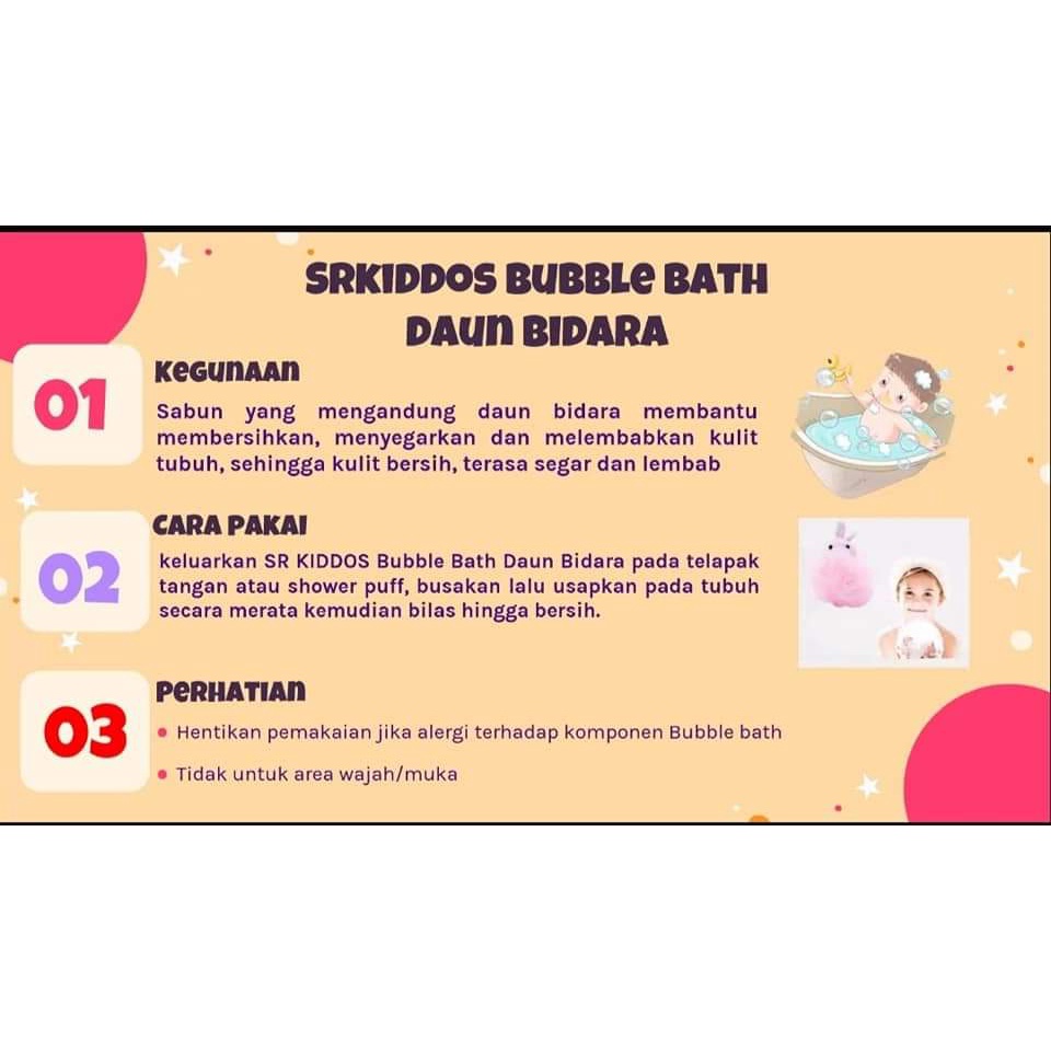 SR KIDDOS / BABY CARE DAUN BIDARA / PERAWATAN KULIT BAYI BALITA / SHAMPOO BAYI / SABUN BAYI / LOTION TELON