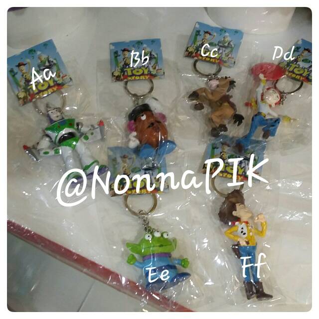 Gantungan Kunci - Key Chain Toy Story dan Hello Kitty