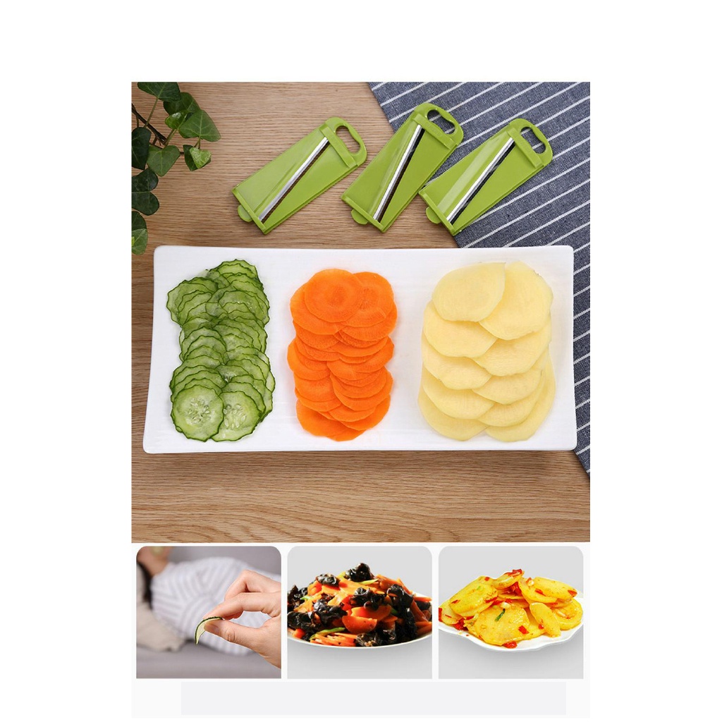 1 Set Alat Pengiris Sayuran Buah Salad 12 In 1 Bahan Stainless Steel Untuk Dapur