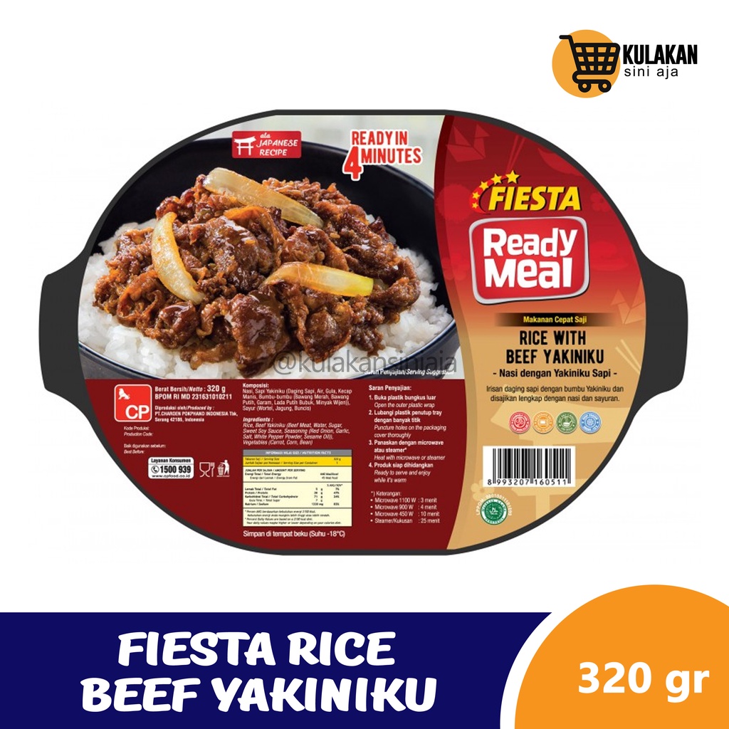 

FIESTA Ready Meal Rice With Beef Yakiniku