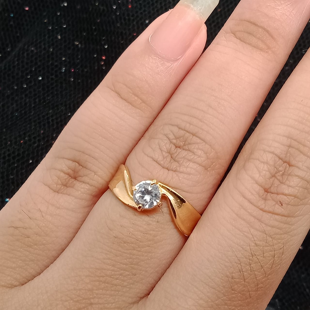 Cincin Emas 17K - 2.3 gr Kadar 750 - 450