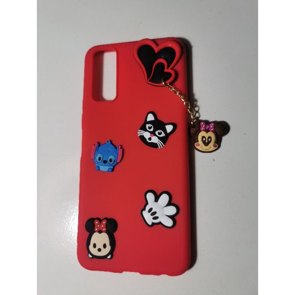 Softcase tpu overseas timbul tempel Y20i Redmi 9c motif random ya