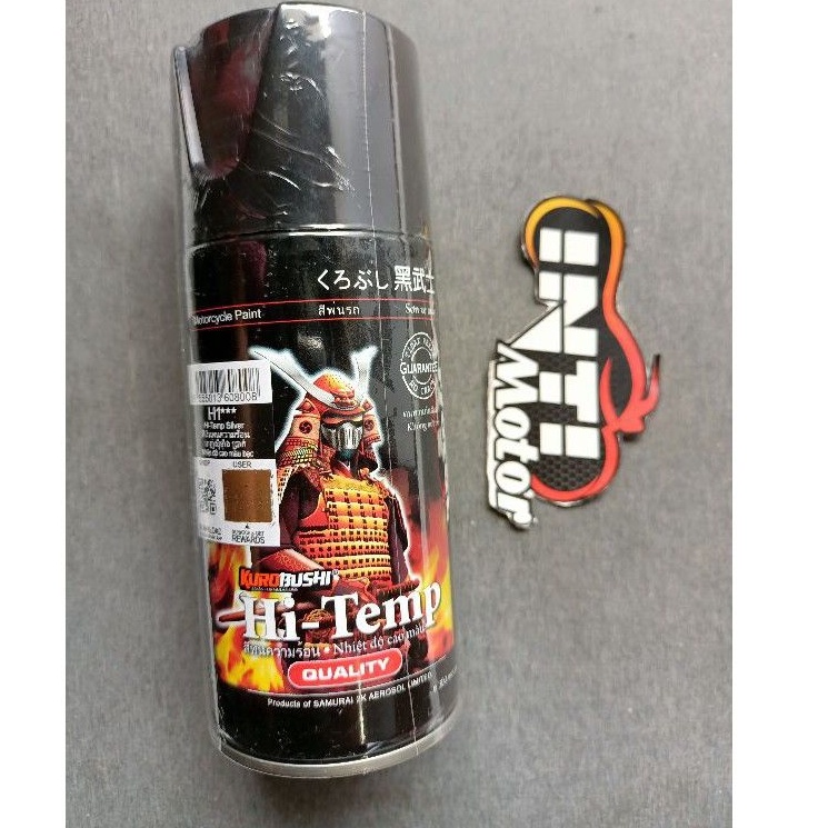 Pilox Samurai High Temperatur ASLI 100% ANTI TAHAN PANAS Hi Temp pilok Hitemp HITAM knalpot SILVER k