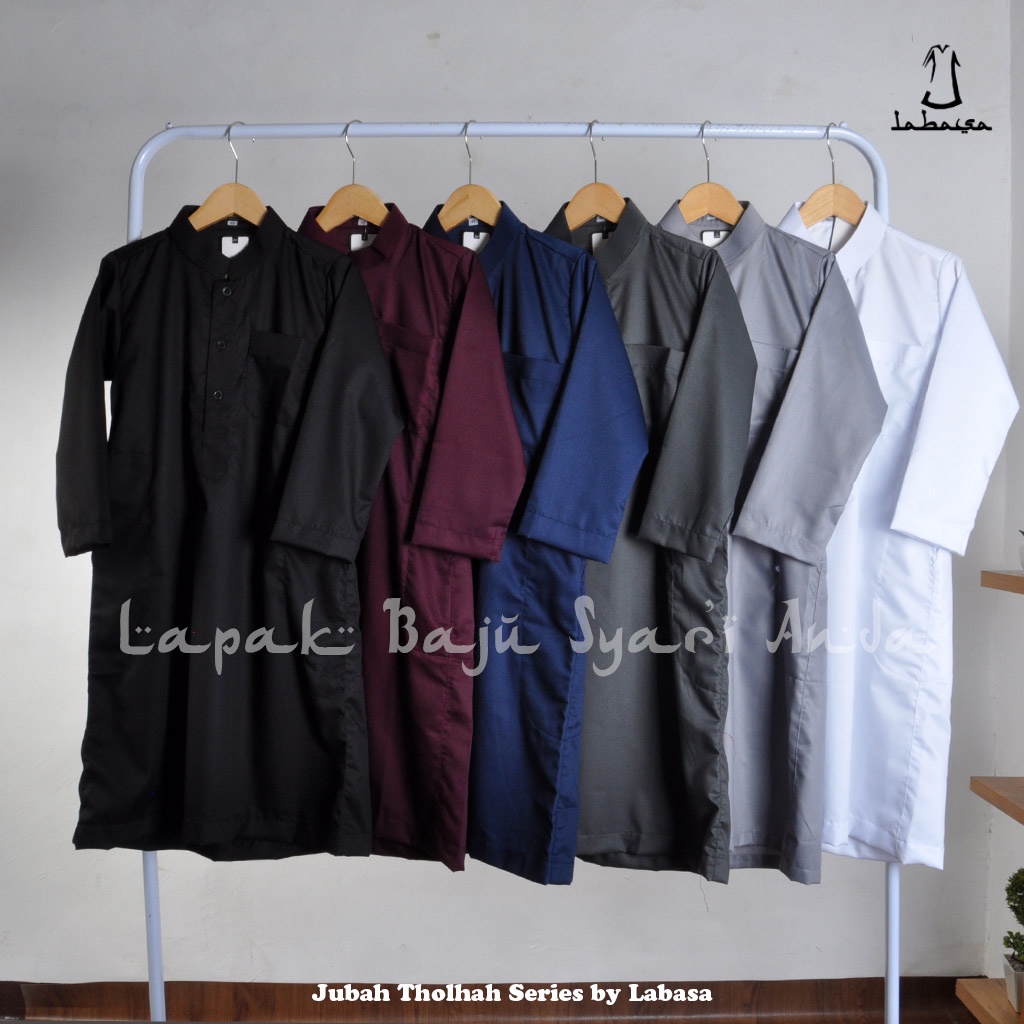 Jubah Anak Laki Polos Toyobo Lengan Panjang Putih &amp; Aneka Warna | Gamis Anak Laki | Bisa COD