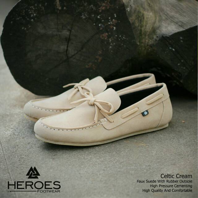 CELTIC CREAM | FORIND x Heroes | Sepatu Santai Kasual Kerja Kuliah