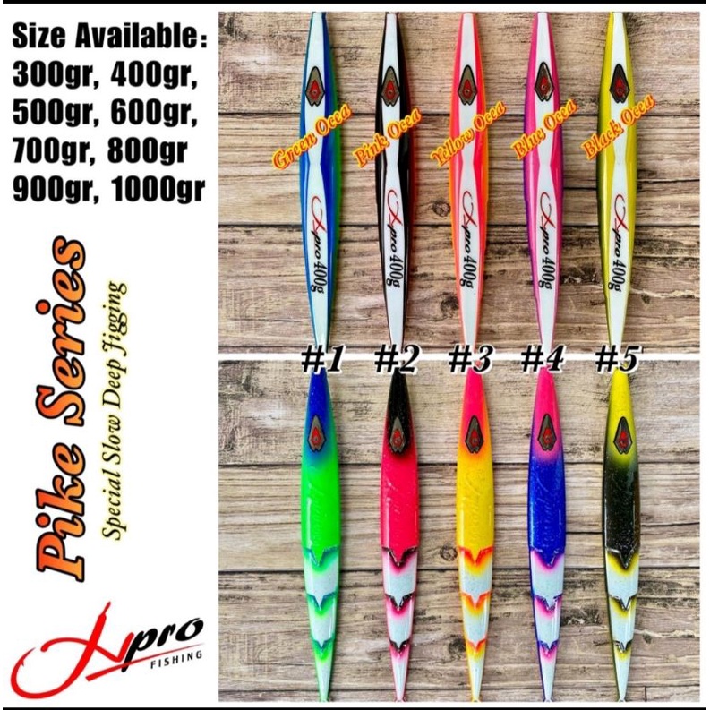 METAL JIG XPRO PIKE SERIES 400GR
