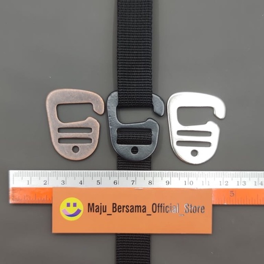 Ring Hook G 20 Bulat Accessories Ransel / Waistbag - Besi 1,5mm Lokal