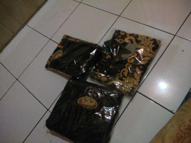 Couple Batik Keluarga Ayah Ibu Dan Anak Motif Gurita Batik Couple Set