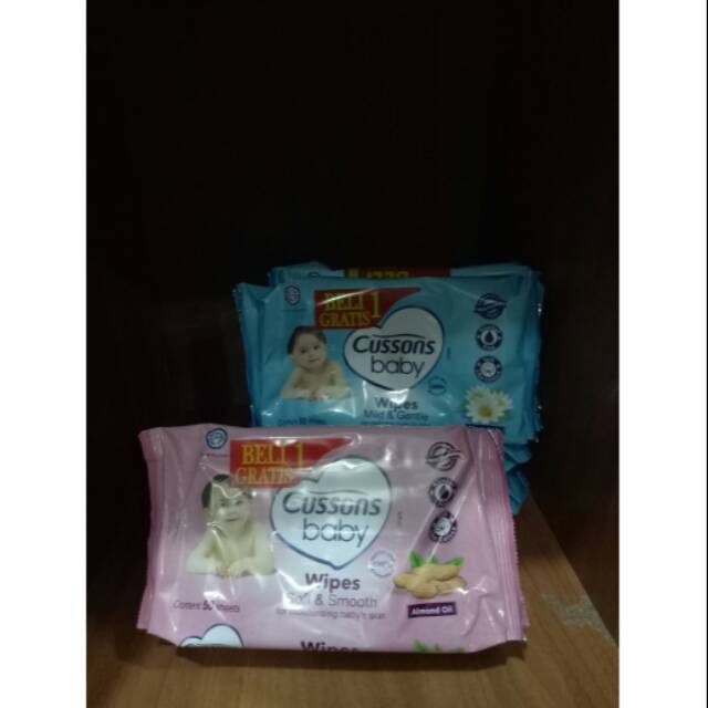 Cussons tissue basah baby wipes buy 1 get 1 50+50sheets