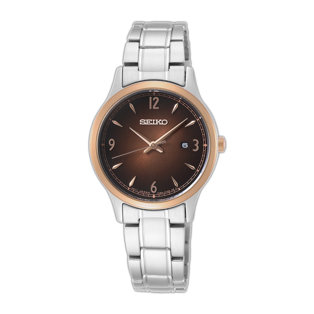Seiko Ladies SXDH02P1 Quartz Brown Gradation - Jam Tangan Wanita SXDH02