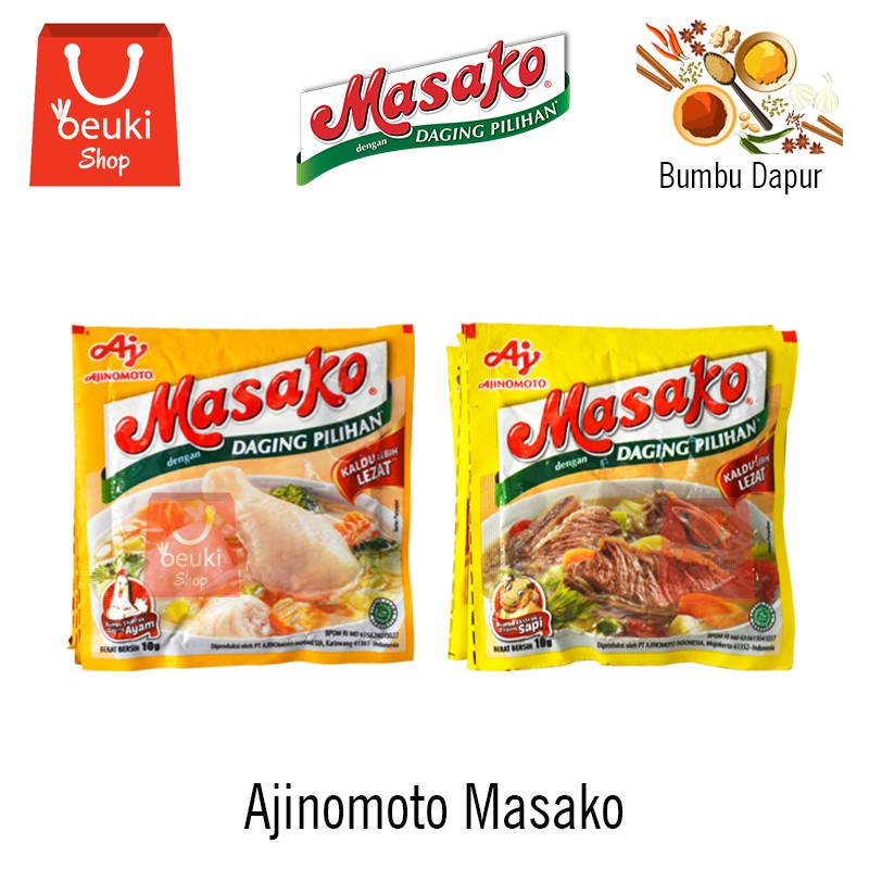 

Ajinomoto Bumbu Penyedap Rasa Daging Pilihan Ayam Sapi - 12pcs x 10gr