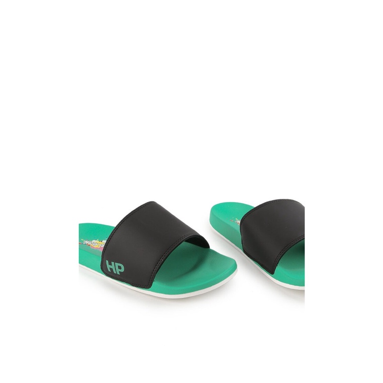 SANDAL SLIDE HUSH PUPPIES PRIA ORIGINAL CASUAL BRANDED HIJAU HM23