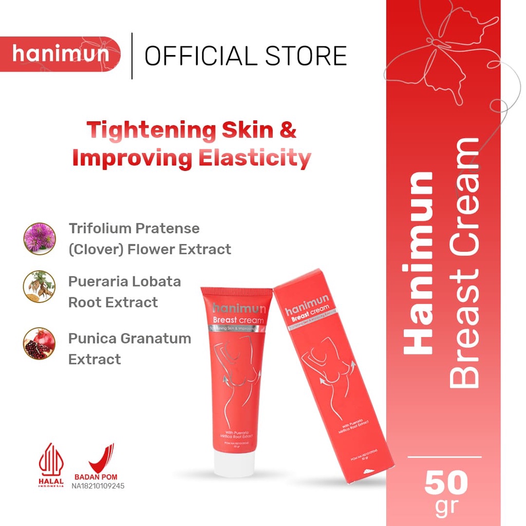 Hanimun Breast Cream (Cream Mengencangkan Payudara Wanita)