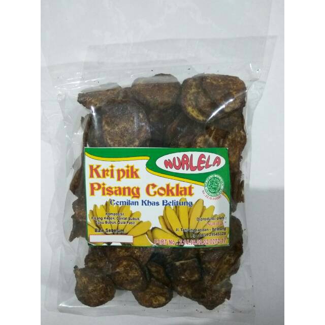 

Kripik Pisang Coklat Nurlela