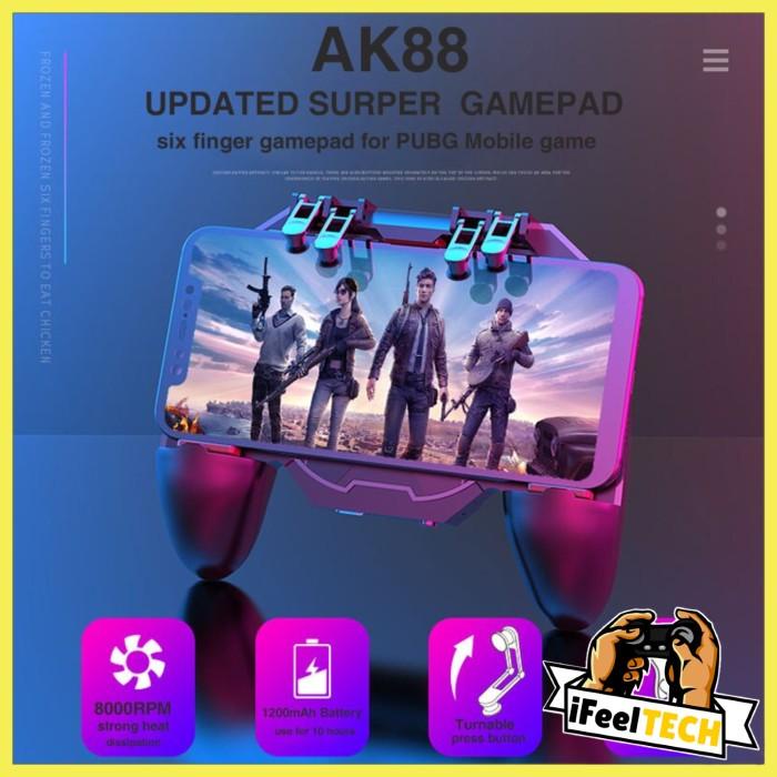 MEMO AK88 GAMEPAD 1200mAh 6 FINGER CONTROLLER L1 R1 L2 R2