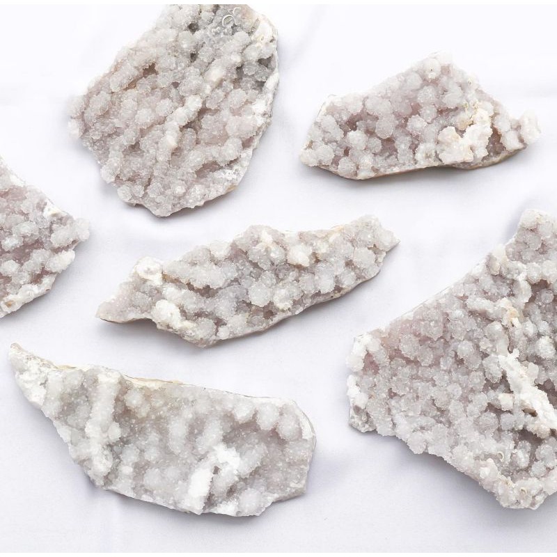 Rare Druzy Stalactite Clear Quartz Crystal Cluster / Kristal Batu Healing Natural Alam Alami Stones 
