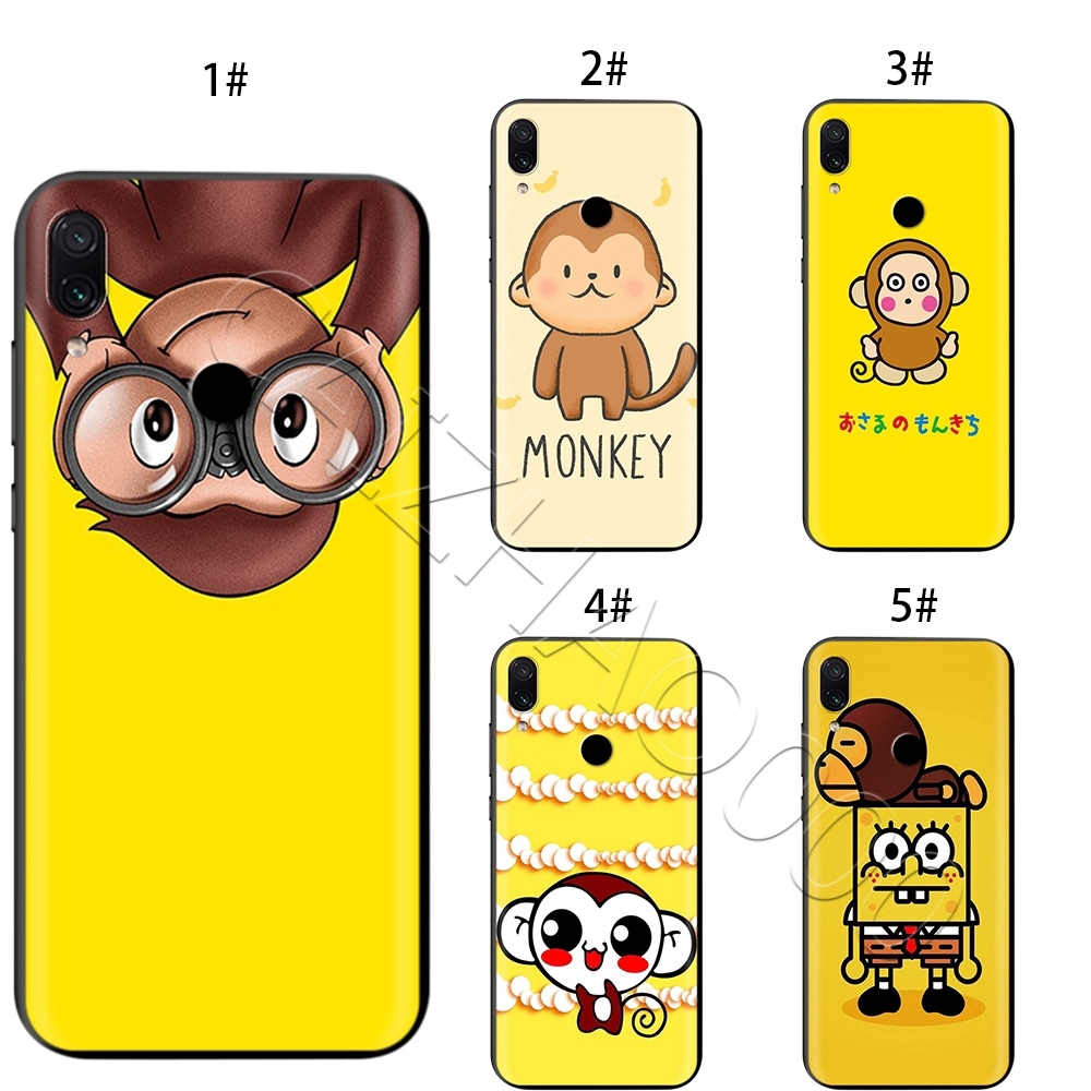 Casing Soft Case Motif Monyet Lucu Untuk Vivo Y17 Y69 Y71 Y83 Y91