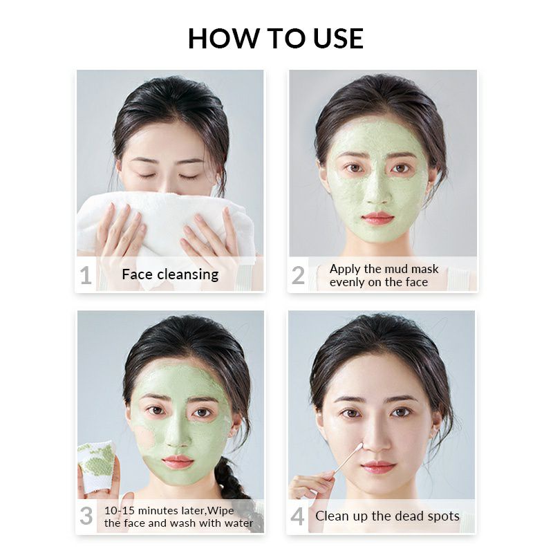 [✔️BPOM] BIOAQUA Face Mask centella asiatica/Hyaluronic acid/Avocado deep clean