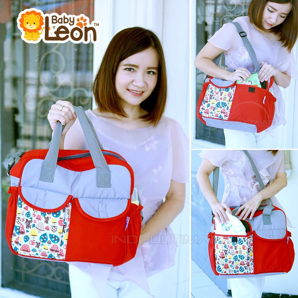 Tas Bayi BABY LEON (JUMBO &amp; SMALL) Tas Popok Bayi Tas Perlengkapan Bayi Tas Diaper Bayi SNBY BY-122