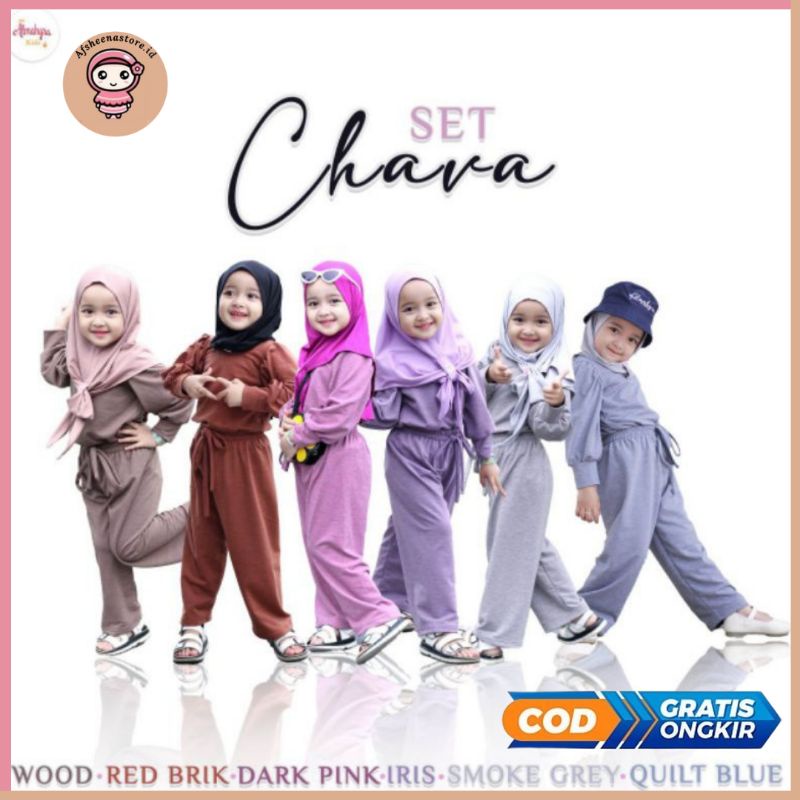 Afsheenastore Setelan Anak Chava Set By Almahyra