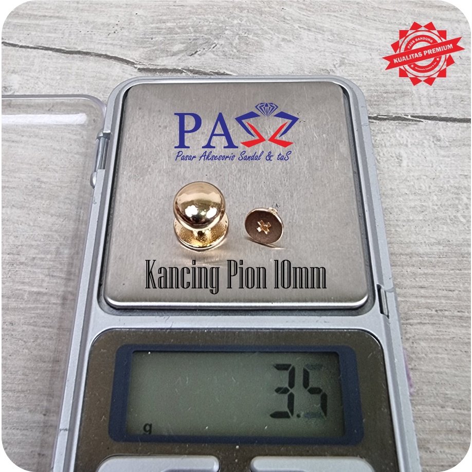 Kancing Pion 10 mm harga per 12pcs (Premium Import)