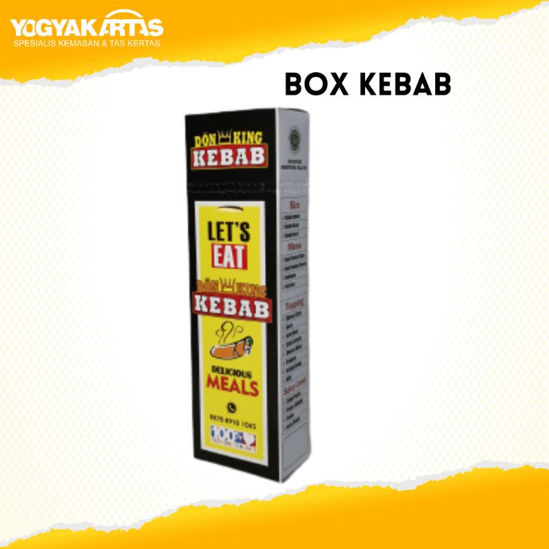 

Box Kebab Custom / Dus Kebab / Kemasan