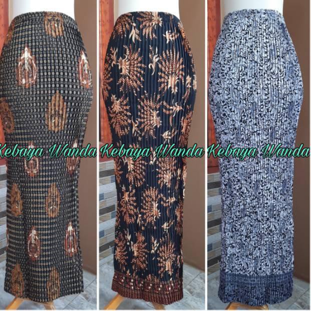 Rok Plisket Batik Sewek Rok Prisket Akad Rok Pengantin Rok Wisuda Rok Pager Ayu Kode H782 Shopee Indonesia
