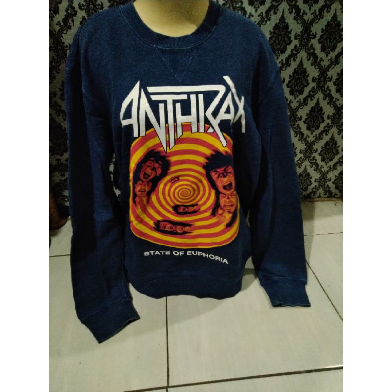 crewneck band anthrax