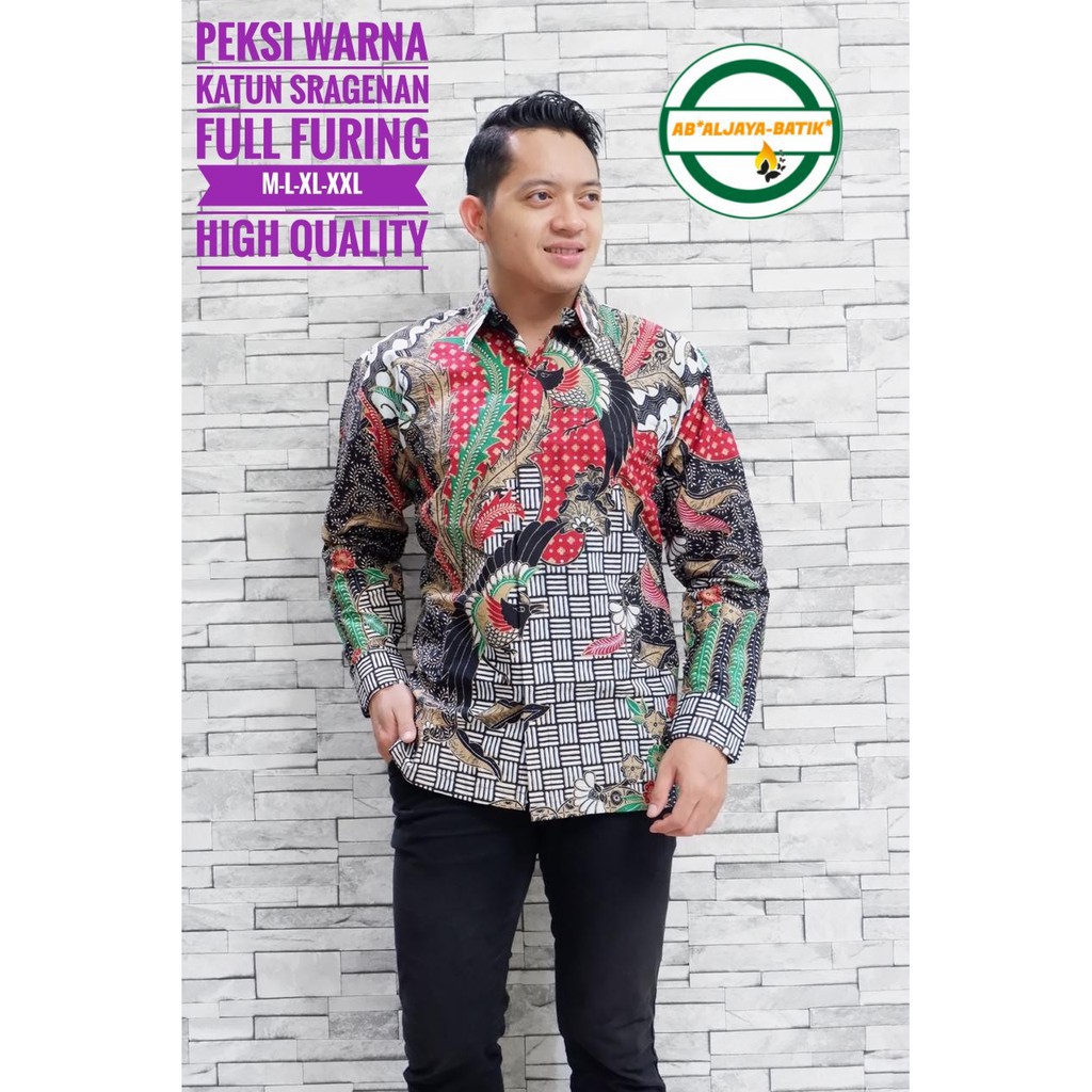 PEKSI WARNA / BATIK PRIA LENGAN PANJANG / by ALJAYA BATIK / 10.3