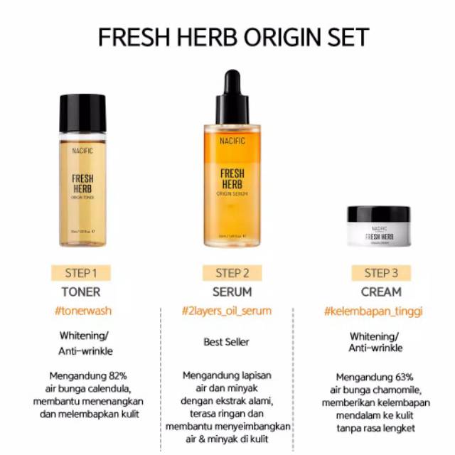 [BPOM]Nacific Fresh Herb Origin Serum SET