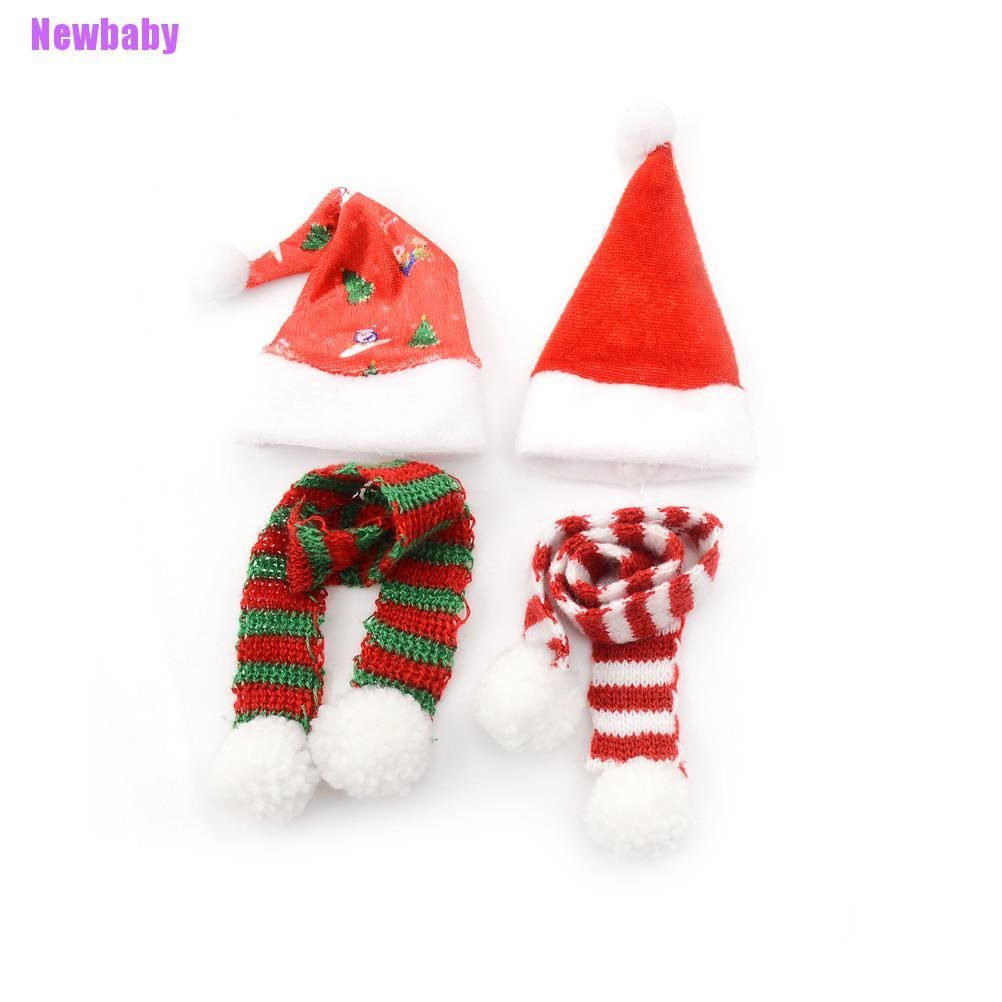 (Newbaby) Topi Natal Handmade Untuk Boneka Blythe 1 / 6