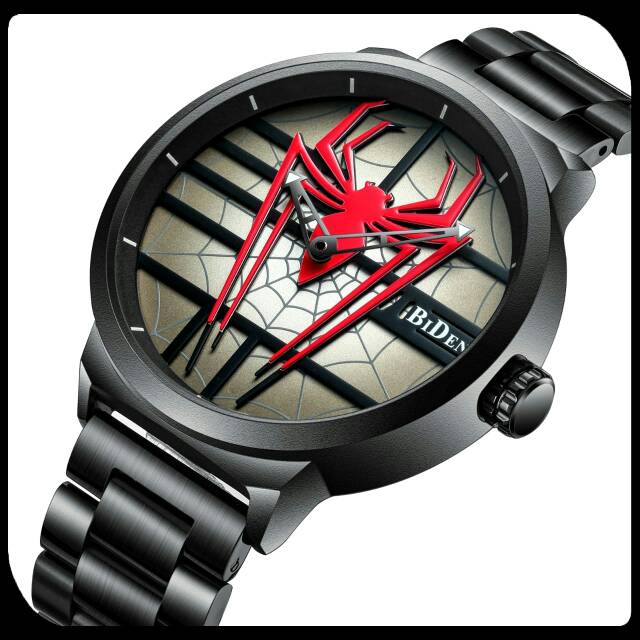 Jam tangan pria spiderman biden original