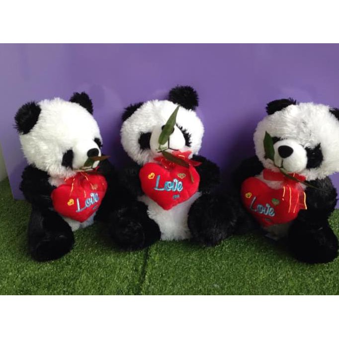 Boneka Panda Duduk Kecil